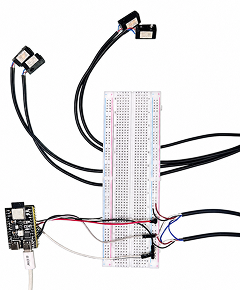 Sensor and bee activity data sketch